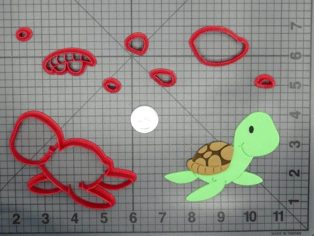 Sea Turtle Body 266-D137 Cookie Cutter Set