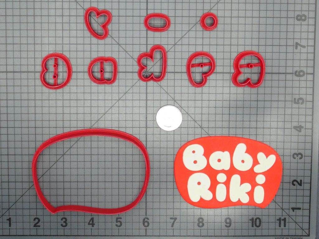 BabyRiki Logo 266-D251 Cookie Cutter Set