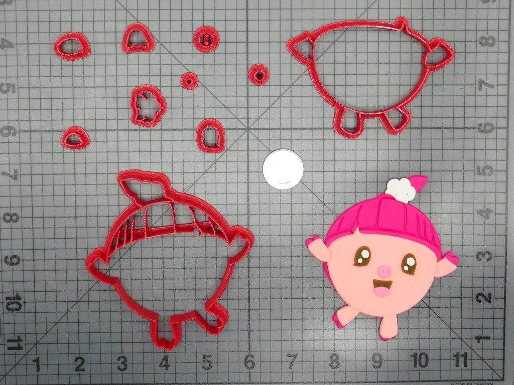 BabyRiki - Rosy Body 266-D252 Cookie Cutter Set