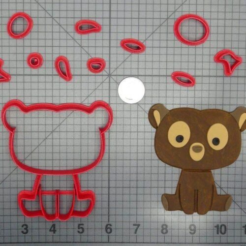 Bear Body 266-D244 Cookie Cutter Set