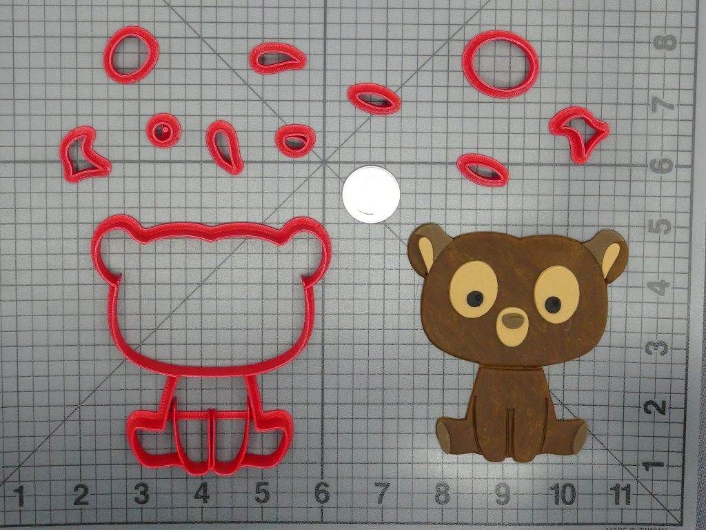 Bear Body 266-D244 Cookie Cutter Set