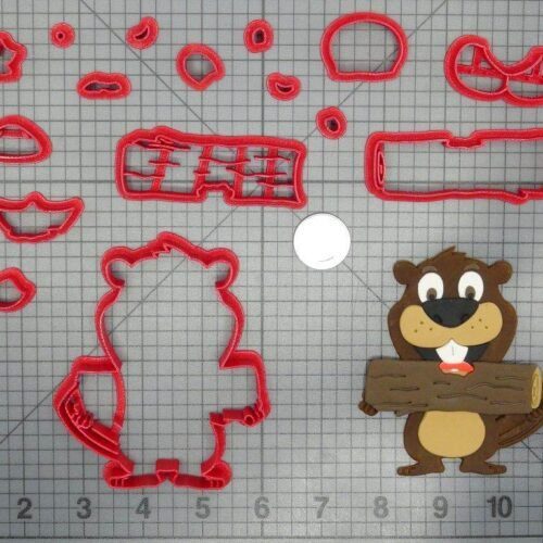 Beaver with Wood Body 266-D204 Cookie Cutter Set