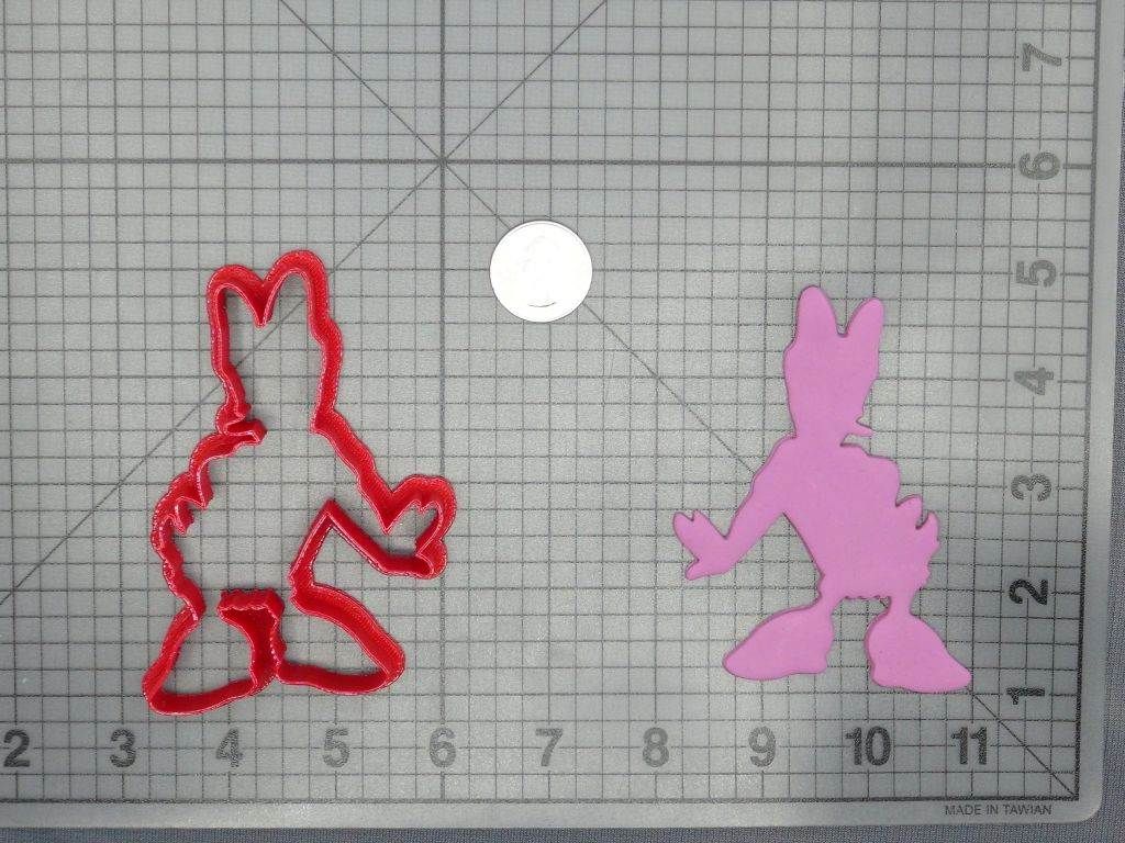 Daisy Duck Body 266-D200 Cookie Cutter Silhouette