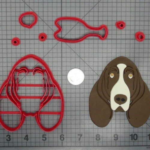 Dog - Basset Hound Head 266-D214 Cookie Cutter Set