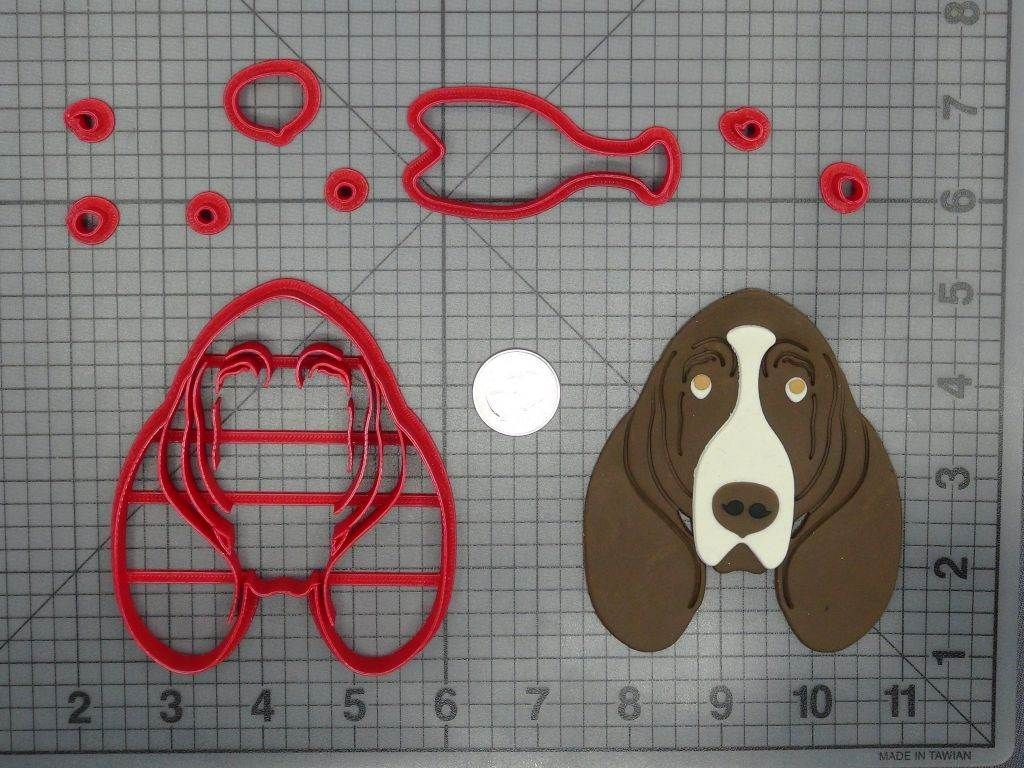 Dog - Basset Hound Head 266-D214 Cookie Cutter Set
