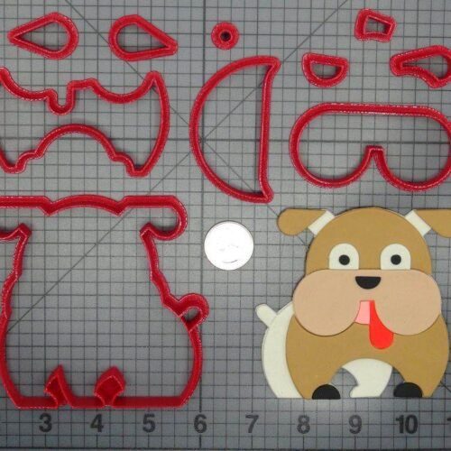 Dog - Bulldog Body 266-D210 Cookie Cutter Set