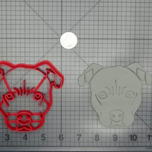 Dog - Pitbull Head 266-D160 Cookie Cutter