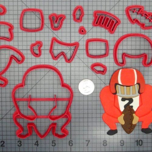 Football Player 266-D222 Cookie Cutter Set