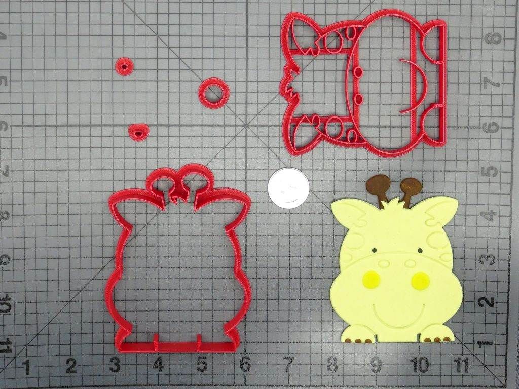 Giraffe Head 266-D223 Cookie Cutter Set