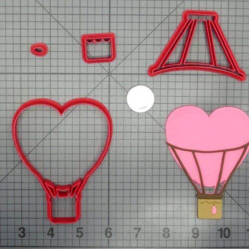 Heart Hot Air Balloon 266-D225 Cookie Cutter Set