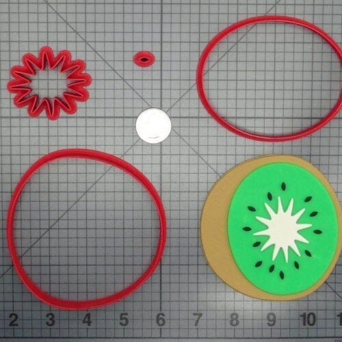 Kiwi Fruit 266-D141 Cookie Cutter Set