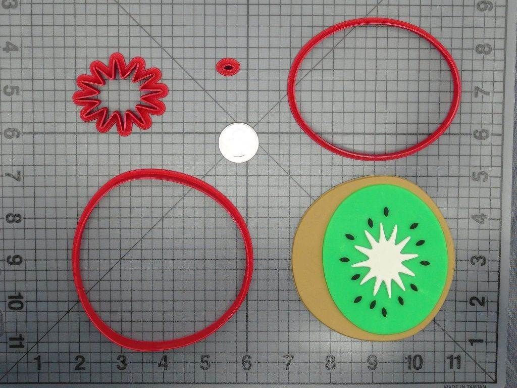 Kiwi Fruit 266-D141 Cookie Cutter Set