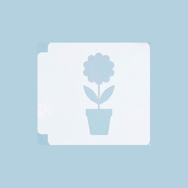 Potted Flower 783-B978 Stencil