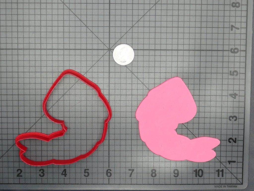 Shrimp 266-D053 Cookie Cutter Silhouette