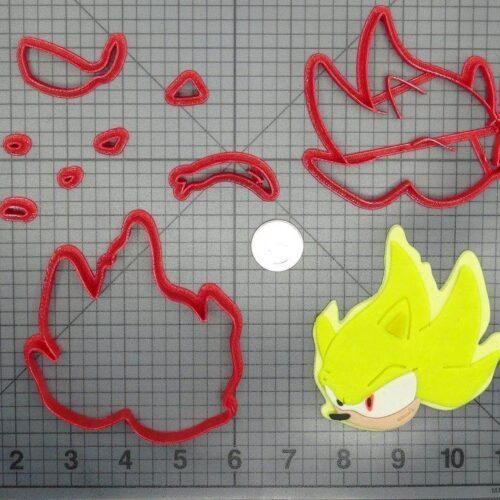 Sonic the Hedgehog Super Head 266-D148 Cookie Cutter Set