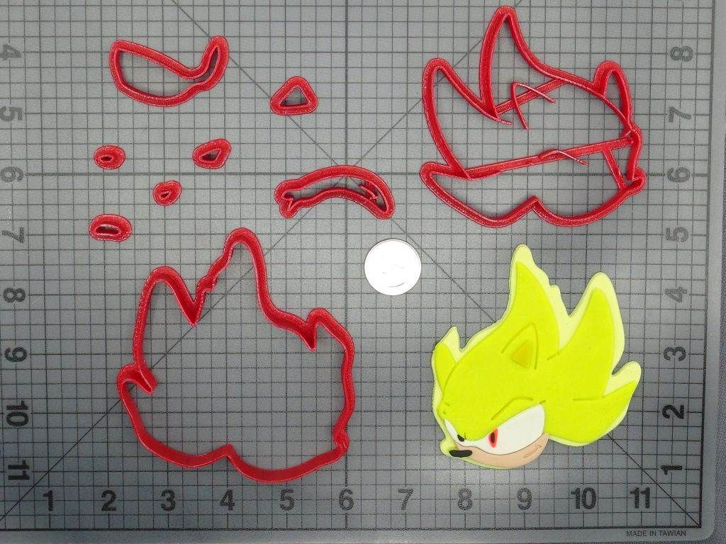 Sonic the Hedgehog Super Head 266-D148 Cookie Cutter Set