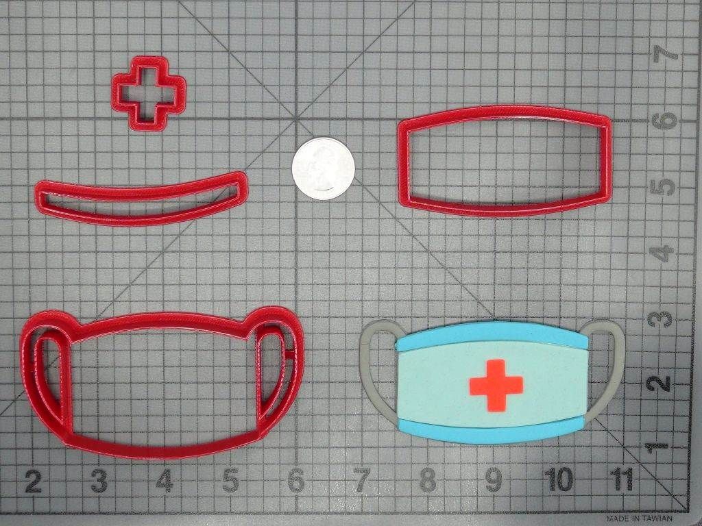 Surgical Mask 266-D185 Cookie Cutter Set