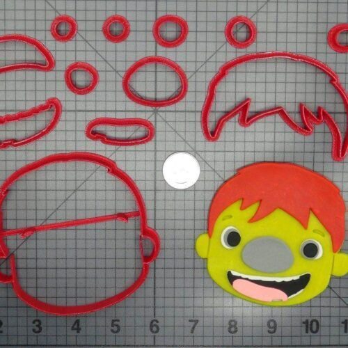 Wallykazam - Ogre Doug Head 266-D079 Cookie Cutter Set