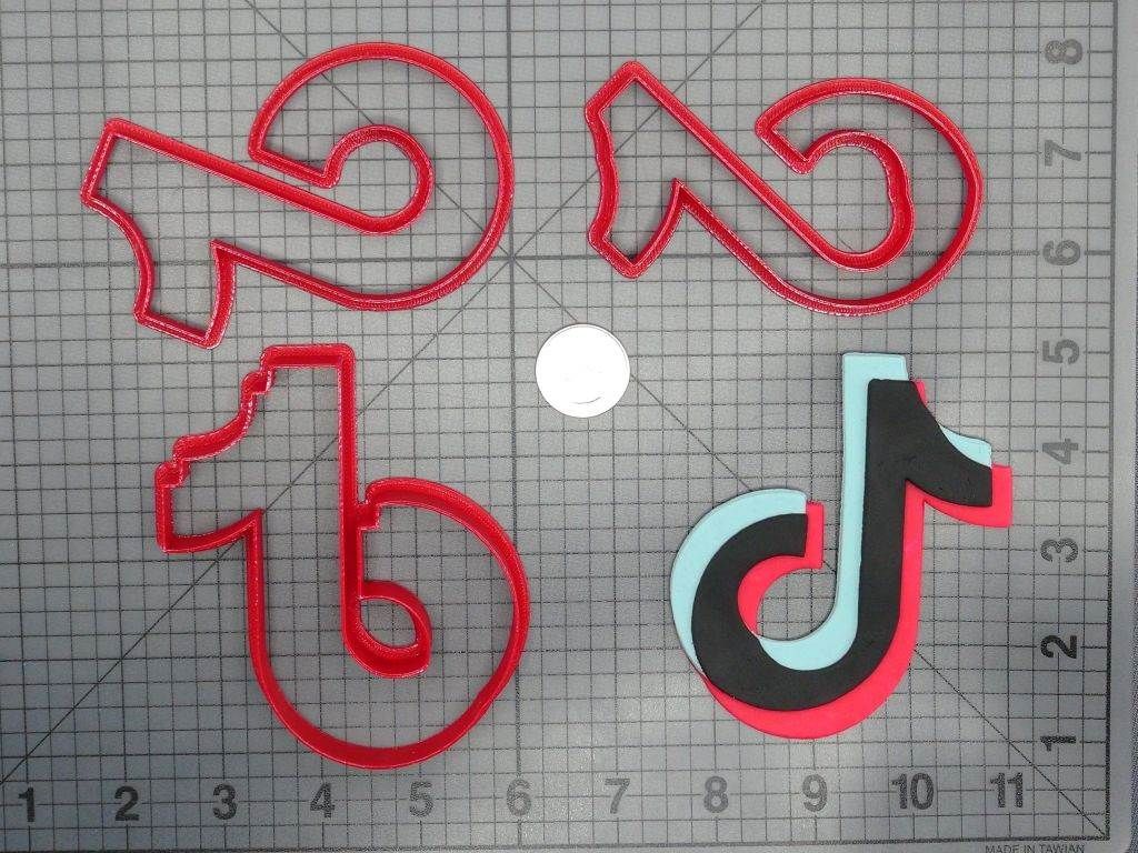 Tik Tok Icon 266-D472 Cookie Cutter Set