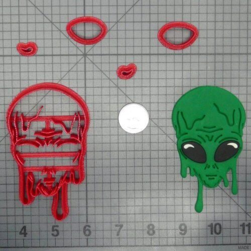 Alien Melting 266-D355 Cookie Cutter Set