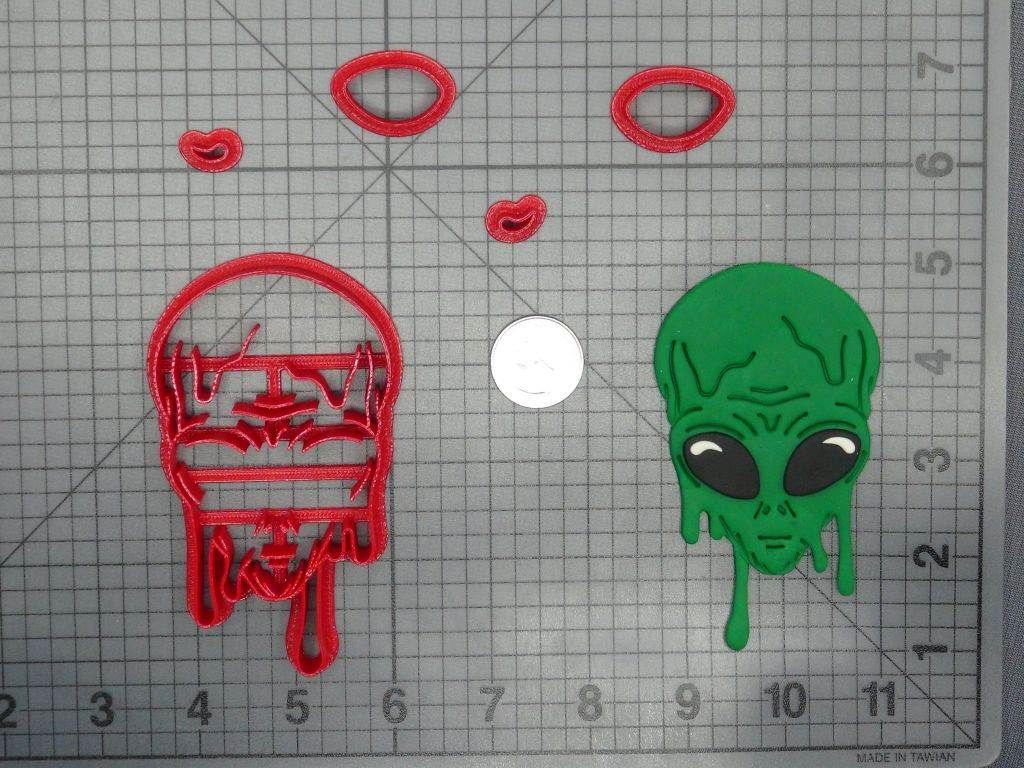 Alien Melting 266-D355 Cookie Cutter Set