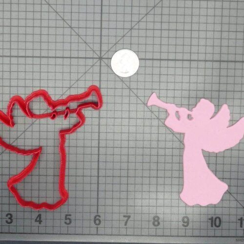 Angel Playing Trumpet 266-D304 Cookie Cutter