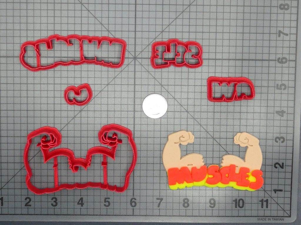 Arm Muscles 266-D276 Cookie Cutter Set