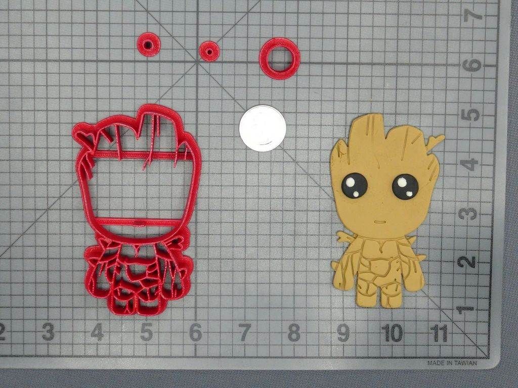 Baby Groot Body 266-D462 Cookie Cutter Set