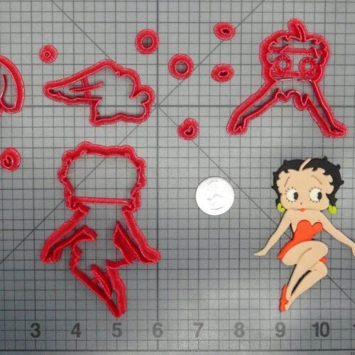 Betty Boop Body 266-D416 Cookie Cutter Set