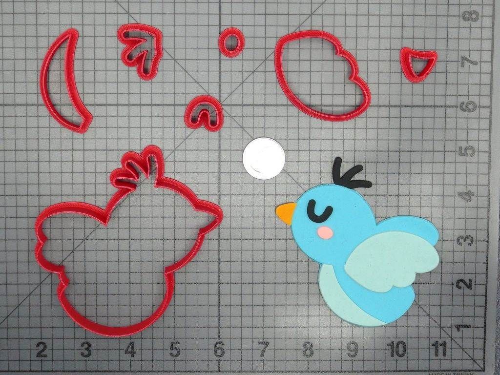 Bird Body 266-D260 Cookie Cutter Set