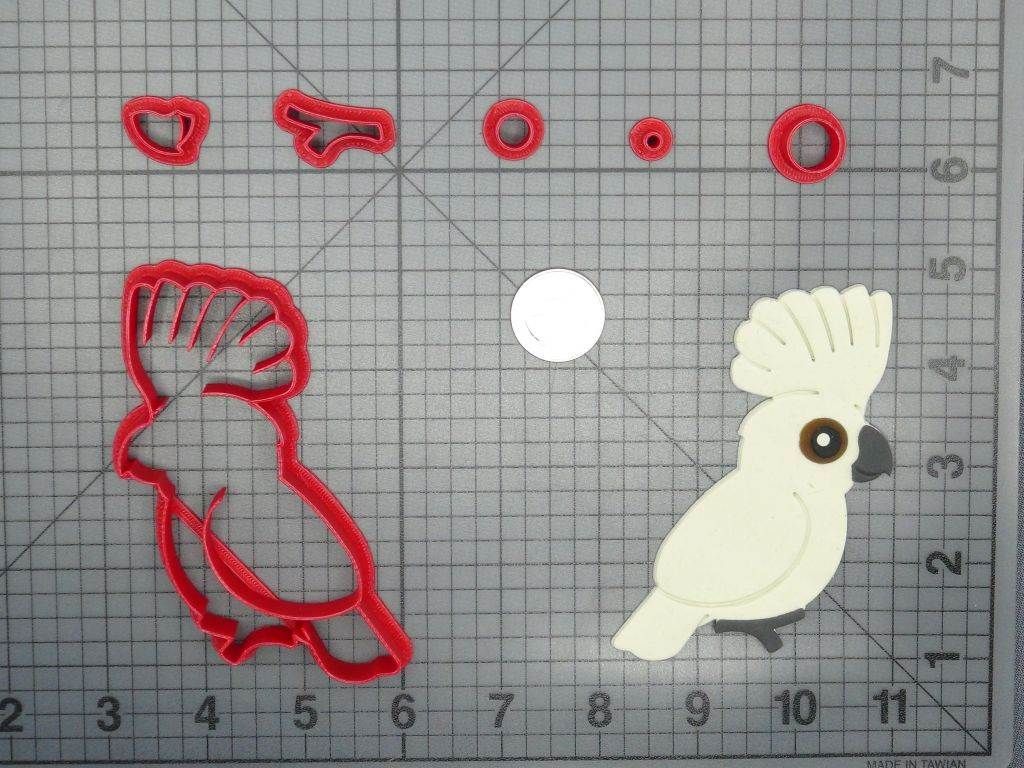 Bird - Cockatoo Body 266-D292 Cookie Cutter Set