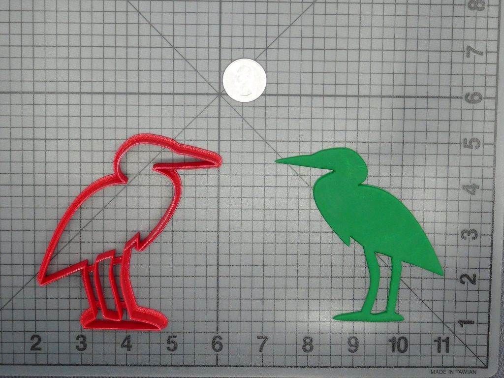 Bird - Heron Body 266-D308 Cookie Cutter