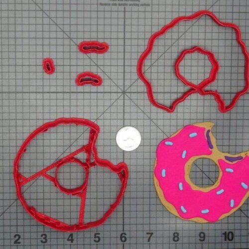 Bitten Jelly Donut 266-D322 Cookie Cutter Set