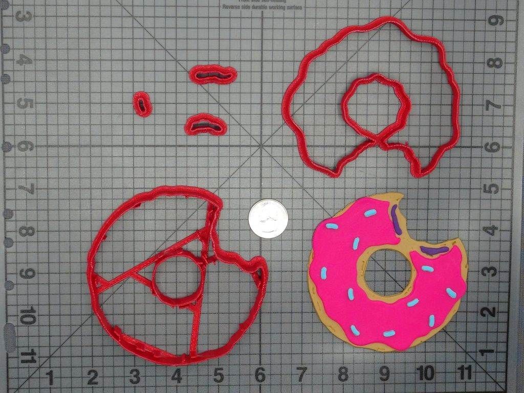 Bitten Jelly Donut 266-D322 Cookie Cutter Set