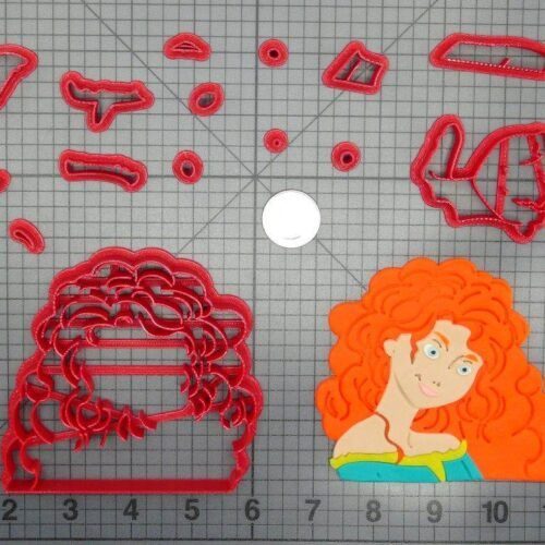 Brave - Merida Face 266-D256 Cookie Cutter Set