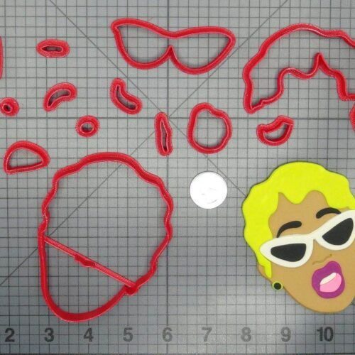 Cardi B Head 266-D311 Cookie Cutter Set