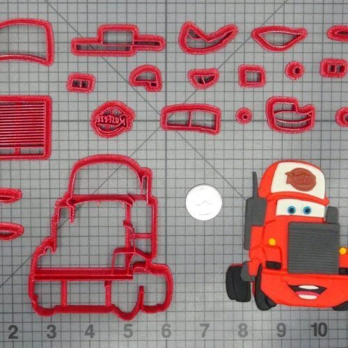 Cars - Mack 266-D429 Cookie Cutter Set