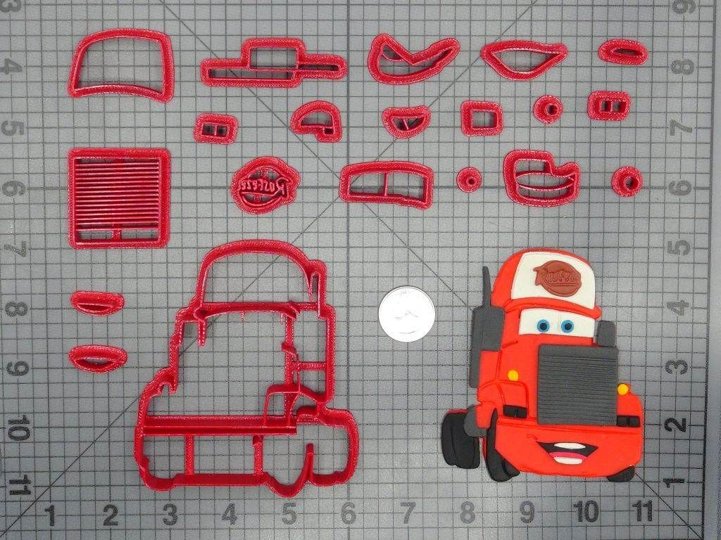 Cars - Mack 266-D429 Cookie Cutter Set