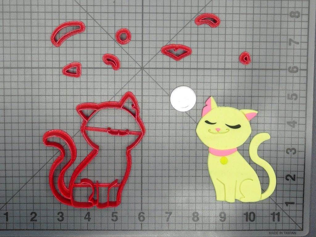 Cat Body 266-D356 Cookie Cutter Set