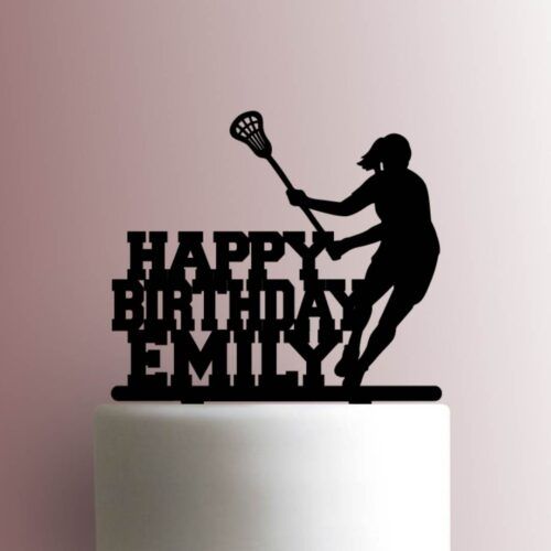 Custom Lacrosse 225-916 Cake Topper