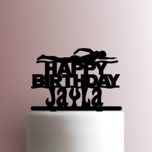 Custom Swimming 225-920 Cake Topper