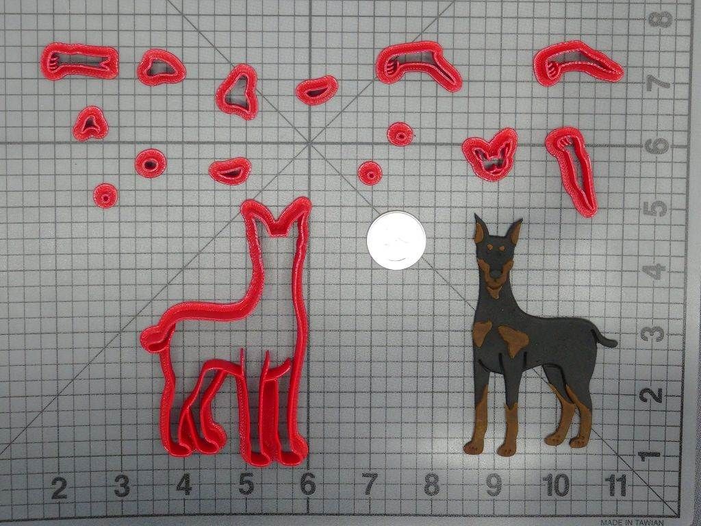 Dog - Doberman Body 266-D314 Cookie Cutter Set