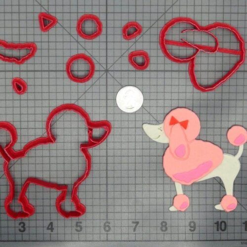 Dog - Poodle 266-D209 Cookie Cutter Set