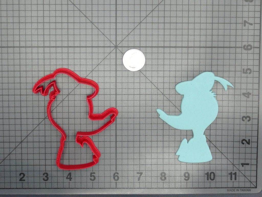 Donald Duck Face 266-D339 Cookie Cutter Silhouette