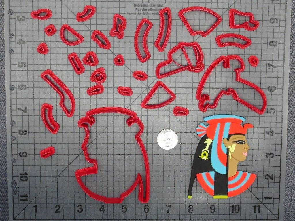 Egyptian Pharaoh 266-D295 Cookie Cutter Set