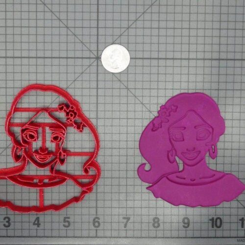 Elena of Avalor - Princess Elena Head 266-D161 Cookie Cutter