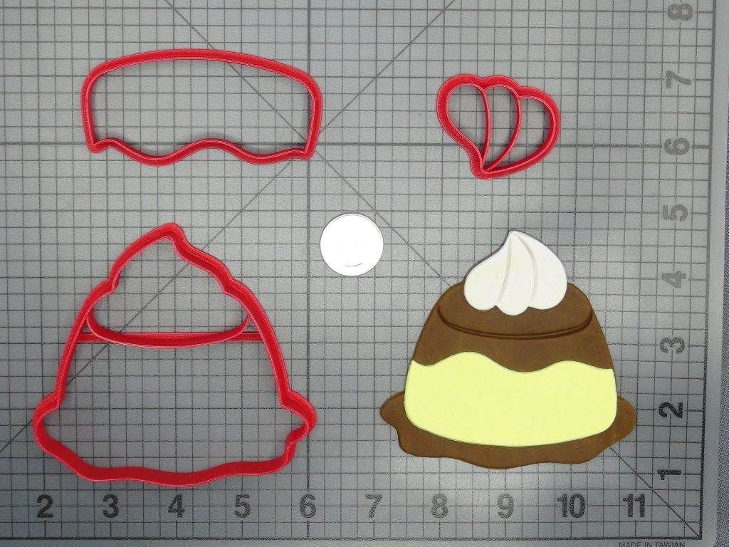 Flan Dessert 266-D279 Cookie Cutter Set