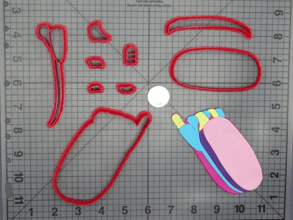 Flip Phone 266-D320 Cookie Cutter Set
