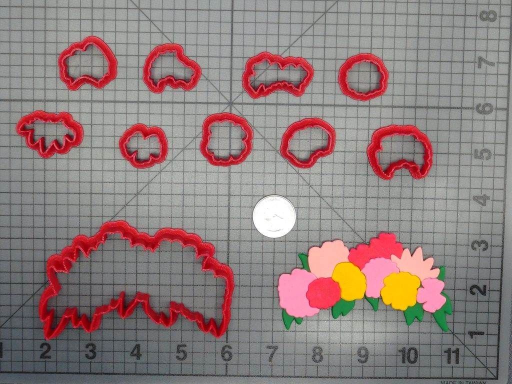 Flower Crown 266-D167 Cookie Cutter Set
