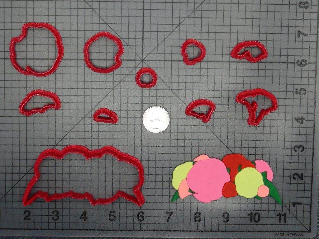 Flower Crown 266-D168 Cookie Cutter Set